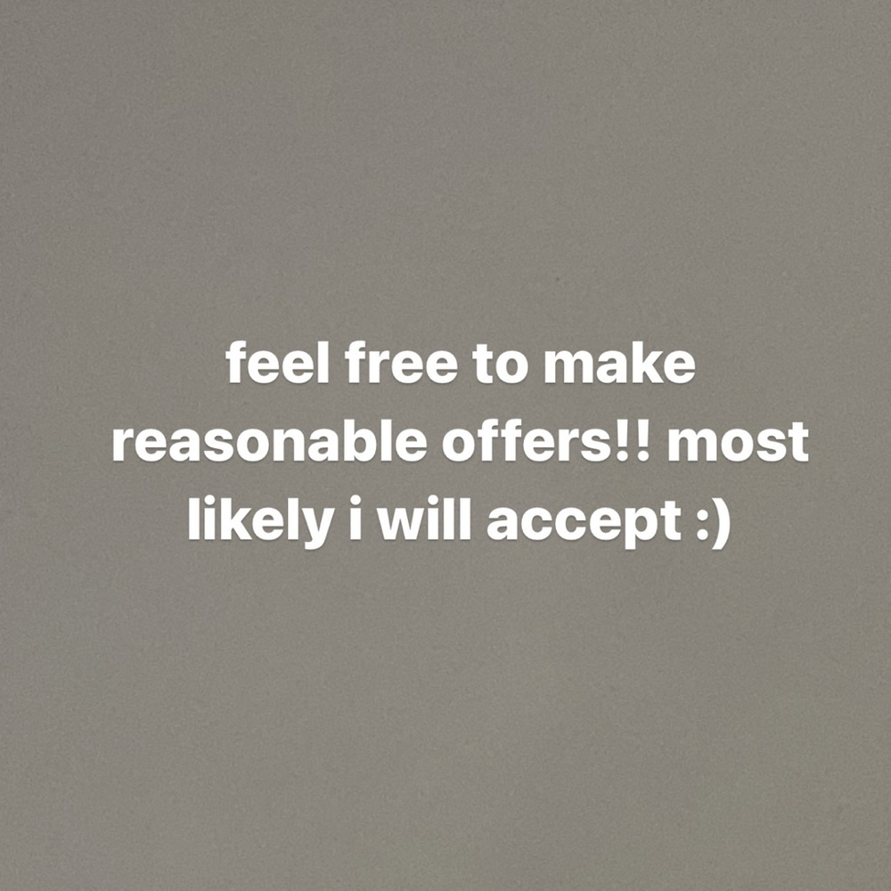 make offers!